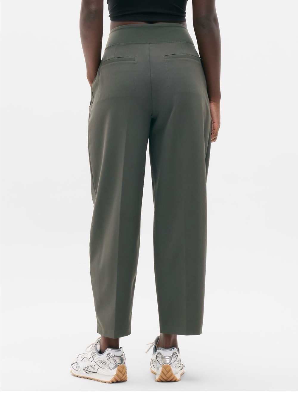 Athleta Endless High Rise Barrel Pant | Jungle #1174194 - Picture 3 of 6